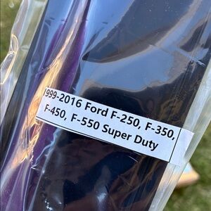 Ford Super Duty Black window visors